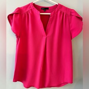 Gibson Hot Pink Blouse Size Small